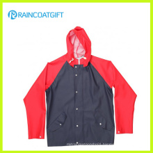 Quality Waterproof PU Raincoat Rpu-011